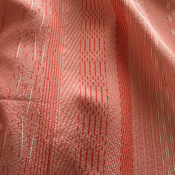 着物リメイク 江戸小紋変わり縞のカシュクールワンピース 4枚目の画像
