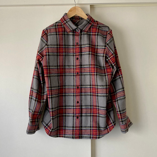 アトリエgg チェックシャツ 21 アトリエgg⭐︎赤チェックシャツ(2) GG