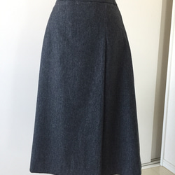 ミナペルホネン one day beige コットンリネンフレアースカート
