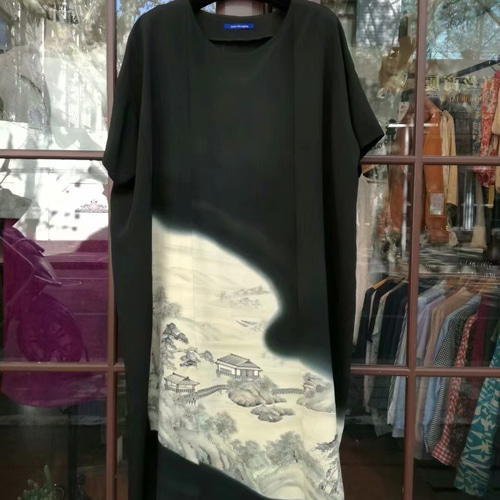 留袖リメイクワンピース❣️鶴金駒 fit=scale-down,w=1200