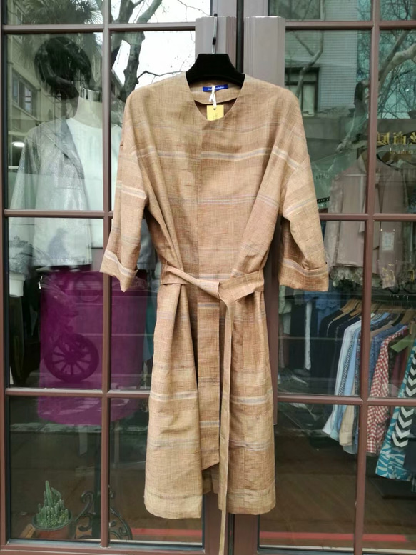 受注製作 着物リメイクコート 