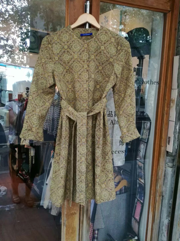 受注製作 着物リメイクコート 