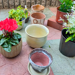 ☆陶器　ぽってりな植木鉢カバー 6枚目の画像