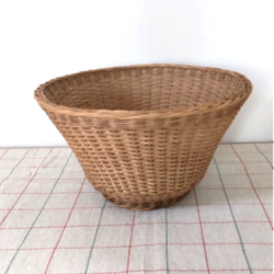 アタ 伝統工芸 アタ製品 蓋つき つぼ型 バスケット カゴ 収納 タオル