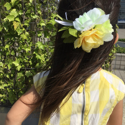 お花ブーケのヘアゴム♡ 3枚目の画像