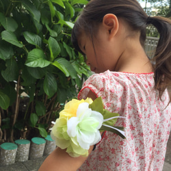 お花ブーケのヘアゴム♡ 4枚目の画像