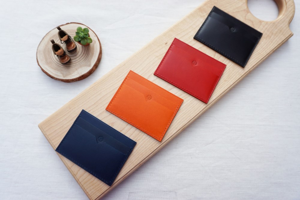 [アラ]革四角カードケース