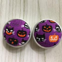 ハロウィンver. ころっとこもたんマカロン缶 お好きな柄２つ 他とセットも選んで頂けます 1枚目の画像