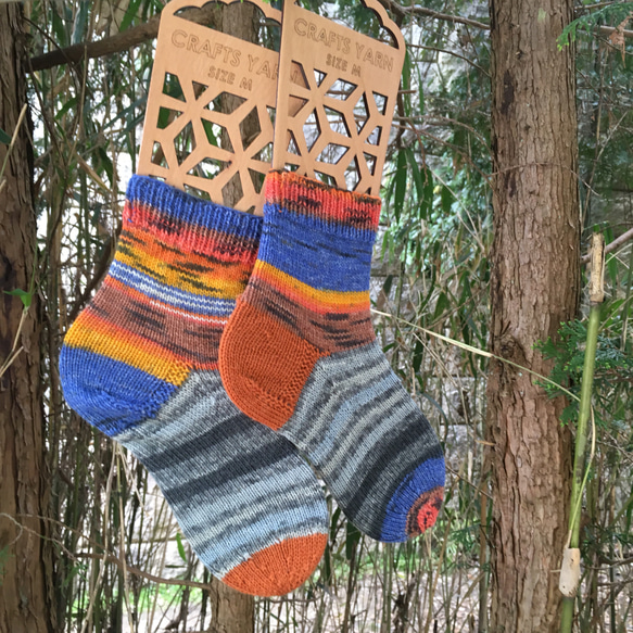 ドイツOPALの毛糸の手編み靴下 靴下 こもっぷ 通販 11429059｜Creema  