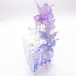 つゆに咲く紫陽花の簪 1枚目の画像