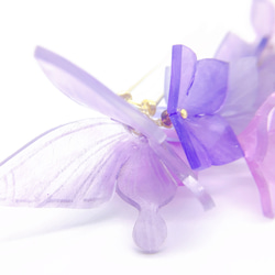 つゆに咲く紫陽花の簪 2枚目の画像