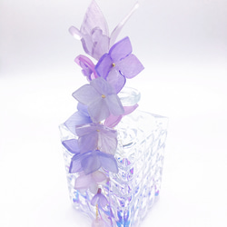 つゆに咲く紫陽花の簪 4枚目の画像