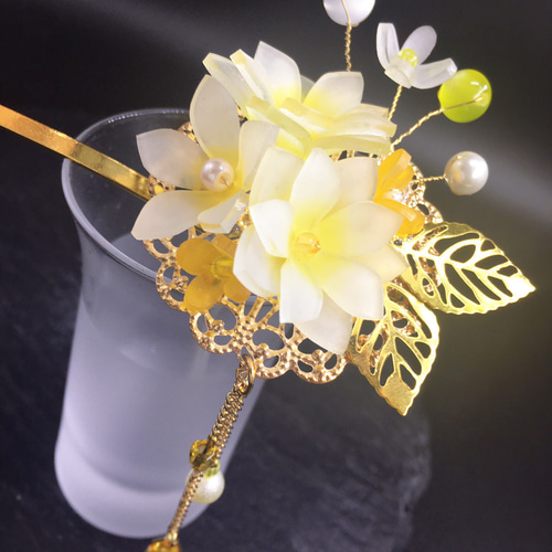 水仙菖蒲の花簪 かんざし shiroshi 通販 7995570｜Creema(クリーマ