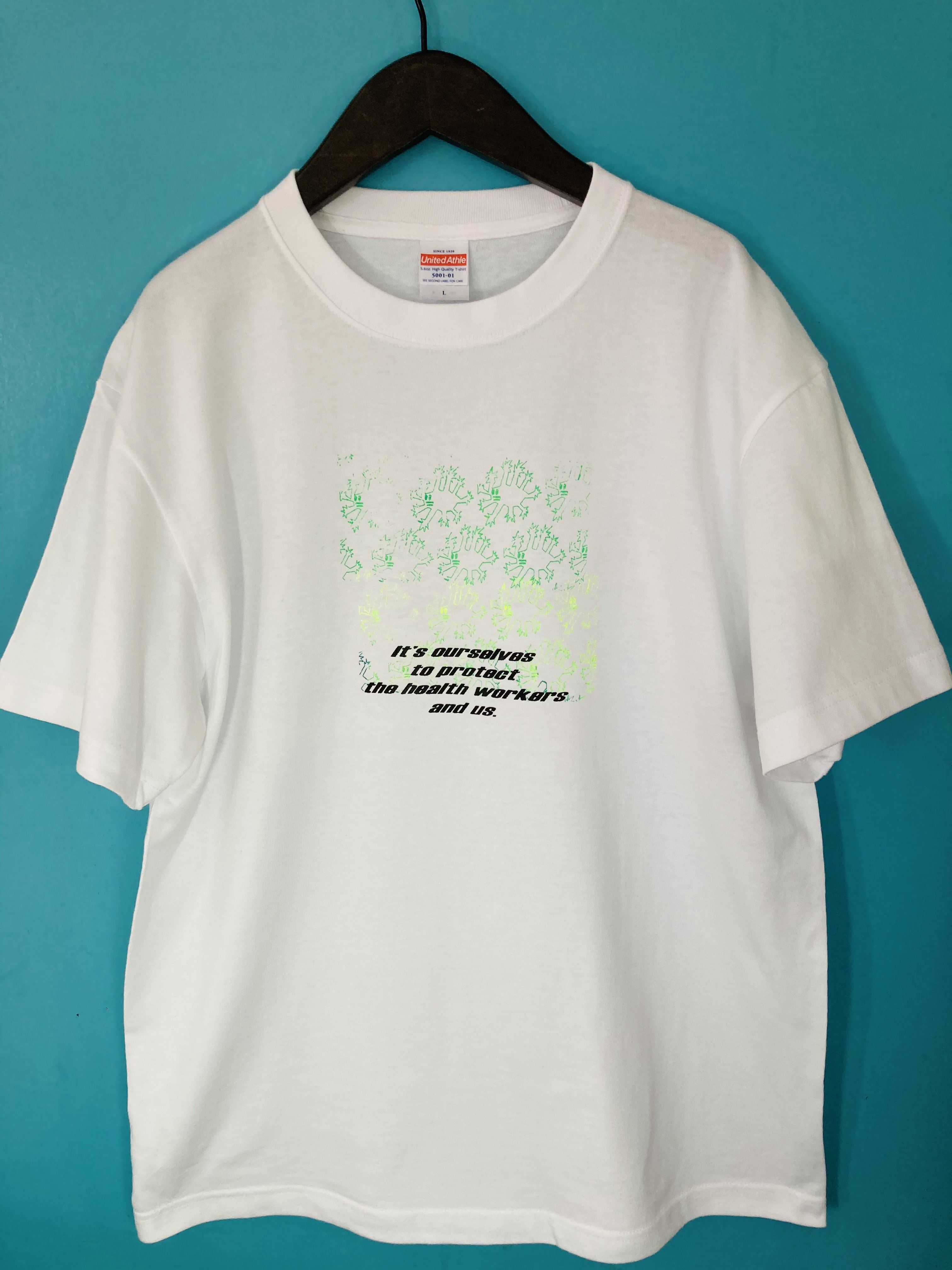 2枚以上ご購入で30%OFF！【コットン　オリジナル　プリント　Tシャツ ＜jagged edge（ギザギザ）＞】
