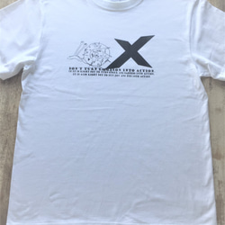 【2枚以上購入で30%OFF】コットンオリジナルTシャツ　かたつむり（x sports） 3枚目の画像