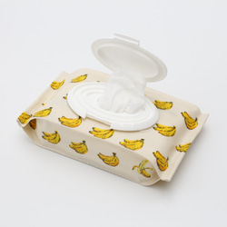 カビない乾きにくい　おしりふきケース　バナナ　出産祝い　プレゼント　男の子　女の子　女の子　除菌シート　プレゼント 2枚目の画像