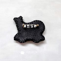 《受注生産》ビーズ刺繍・郷土玩具シリーズ・鯨車ブローチ 6枚目の画像