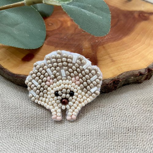 激安通販特集！ ミニハリネズミ ハンドメイド ビーズ刺繍