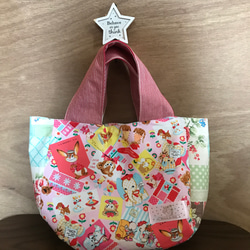 レトロ　メルヘン☆トートバッグ☆ハンドメイド 1枚目の画像