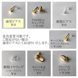 新色　赤【信楽焼】輝く宝石-sizuku- 陶器　伝統工芸　ピアス　イヤリング 3枚目の画像