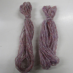 ツイード調英国羊毛ウール100％　ピンク　2本で450ｇ 5枚目の画像