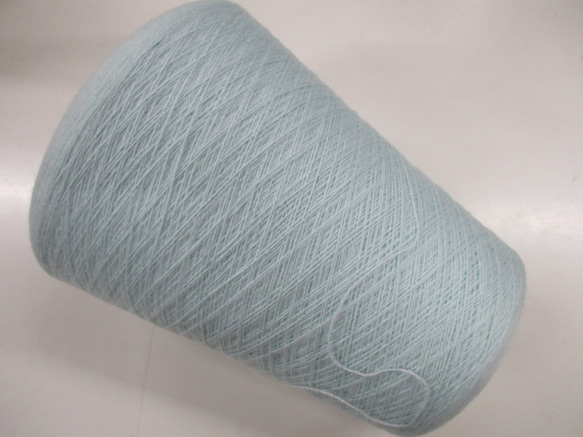 輸入糸カシミヤ100％　ミント　490ｇ 3枚目の画像