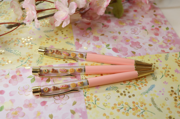 【数量限定】春のパンボールペン(ピンク) 2枚目の画像