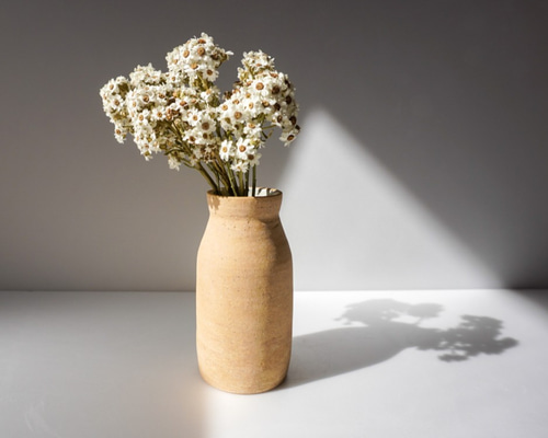 茶花用花器　焼き締め 花瓶 焼き締め 一輪挿し・花瓶・花器 BOOKMARK 通販 11281714｜Creema