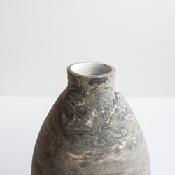 花瓶　マーブルグレー 6枚目の画像