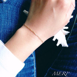 ☆shiny simple bracelet & anklet 3枚目の画像