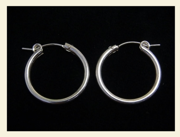 silver925 hoop pierce 2枚目の画像