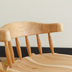 無垢材◆紀州スギのコシロッキング座椅子 6枚目の画像