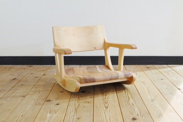 無垢材◆紀州材のロッキング座椅子 ありがとうございました