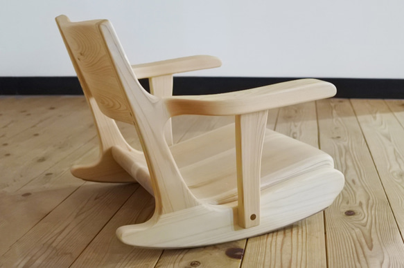 無垢材◆紀州材のロッキング座椅子 ありがとうございました