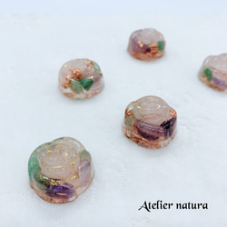 夕焼け海☆オルゴナイトキーホルダー/ストラップ】水面模様がキラキラ