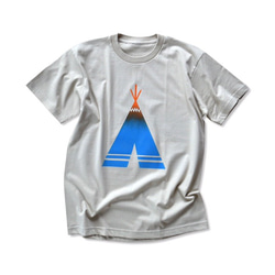 Wood stamp Tシャツ teepee 1枚目の画像