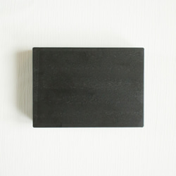 長方形小箱６個セット｜W98×D61ミリ【高さ20ミリ】｜黒色 3枚目の画像