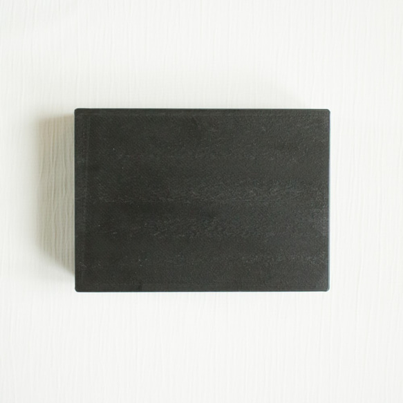 長方形小箱６個セット｜W98×D61ミリ【高さ20ミリ】｜黒色 3枚目の画像