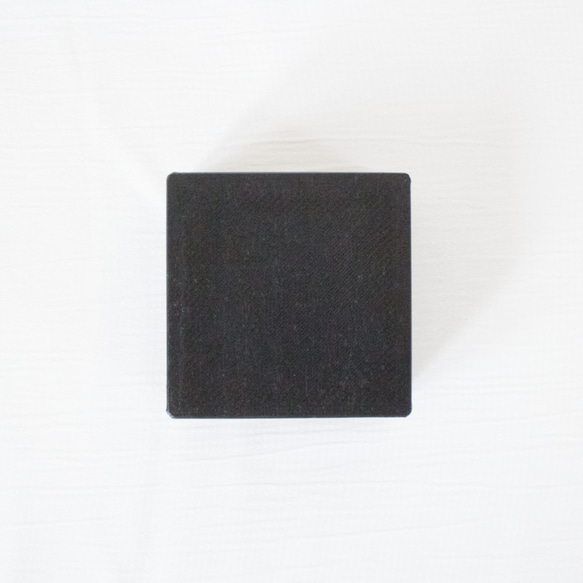 極小正方形小箱｜W45×D45ミリ【高さ25ミリ】｜黒色 3枚目の画像