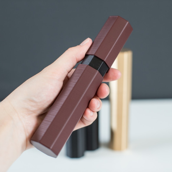 八角お線香ケース｜ブラック｜ゴールド｜あずき 9枚目の画像