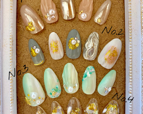 ネイルチップNo.1〜No.4 ネイルチップ（つけ爪） J u r i 通販