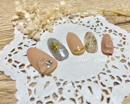 【未使用】ネイルチップ　ニュアンスネイル チークネイル ネイルチップ ニュアンスネイル ワンホンネイル