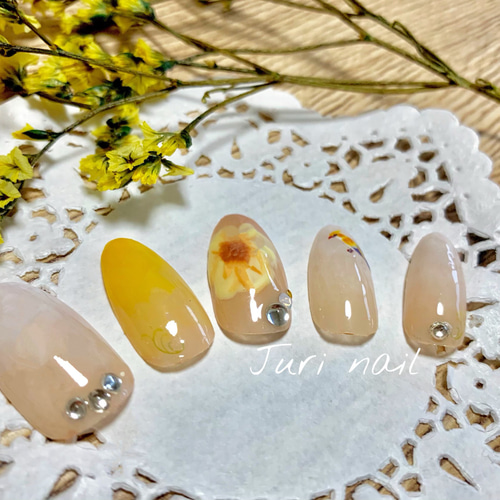 新品未使用　ネイルチップ5点セット　りり 新サイズのレギュラーオーバルで製作の画像です🩷 チーク