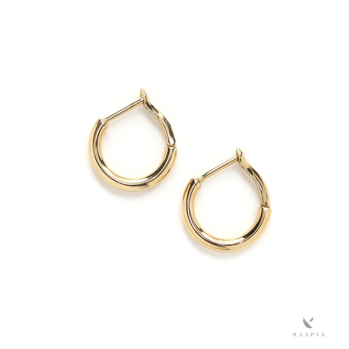 【K18】イエローゴールド フープピアス ペア シンプルデザイン 18金 ピアス フープピアス レディース メンズ ピアス ペア リング