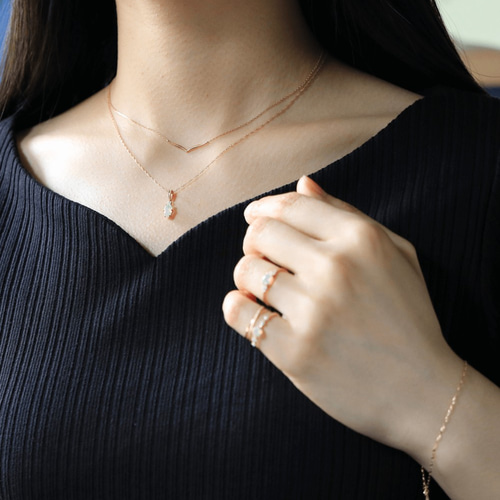 K10 ブレスレット　ペタルチェーン K10 ペタルチェーンブレスレット ブレスレット RASPIA Jewelry 通販