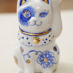 ブルー招き猫【大】 1_4f4048c29b5b776caa89092d9228