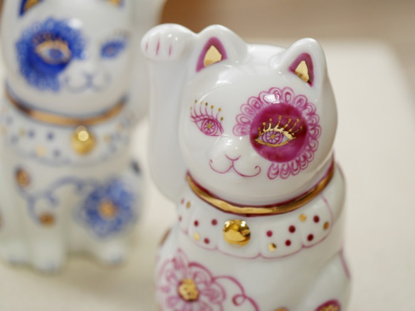 ※訂單生產※招手貓（波爾多）／※order production※fortune cat (Bordeaux) 第2張的照片