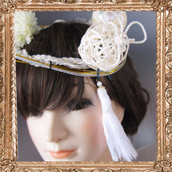 和服髮飾婚禮（日本結婚）壽頭飾土星【含改色費】 第3張的照片