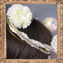和服髮飾婚禮（日本結婚）壽頭飾土星【含改色費】 第4張的照片
