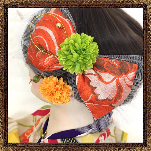 成人式 結婚式 振袖 七五三 髪飾り リボン レトロ 大正ロマン ふわり